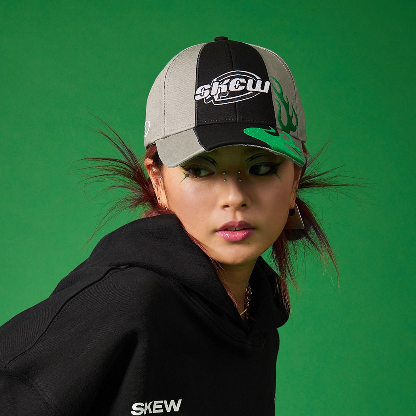 skew レーシングキャップ Y2Kロゴ