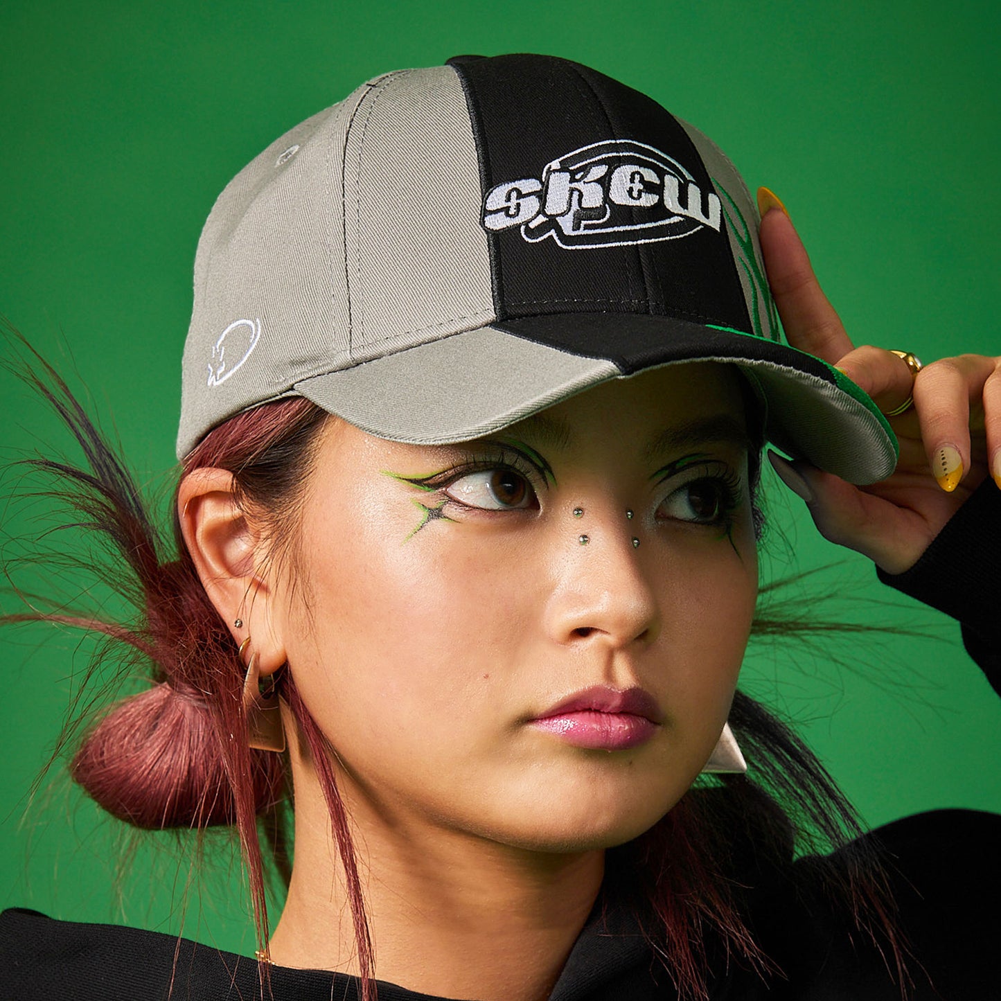 skew レーシングキャップ Y2Kロゴ
