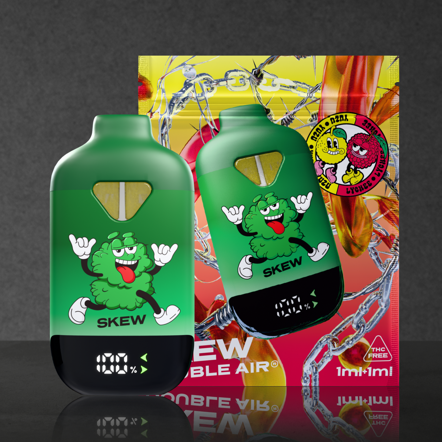 【NEW】skew DOUBLE AIR®︎ CBD85%1ml+CBN90%1ml