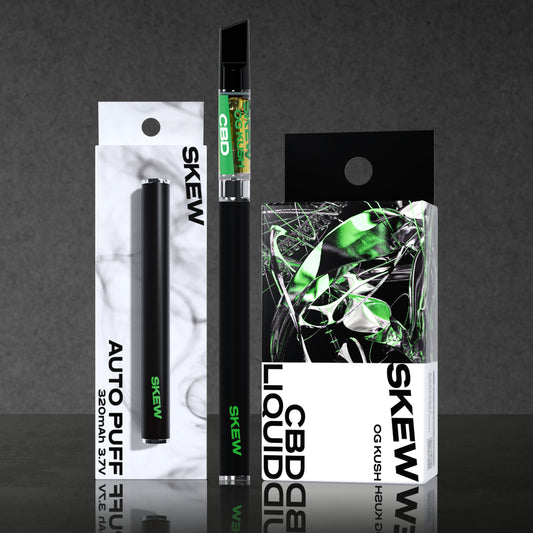 【人気No.1 スターターキット】CBDリキッド85% + skewヴェポライザー