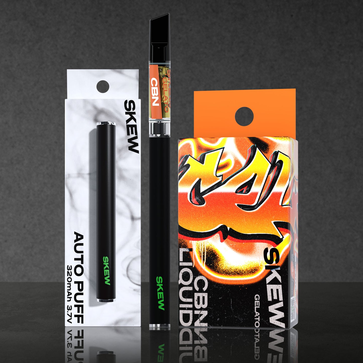 【スターターキット】CBNリキッド 90% + skewヴェポライザー