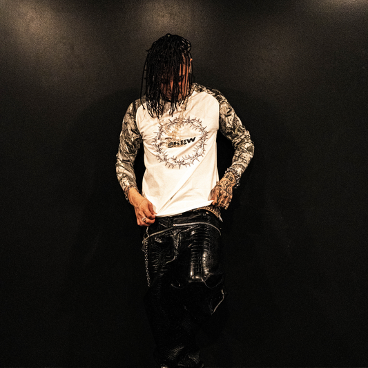 skew Chrome Raglan Tee