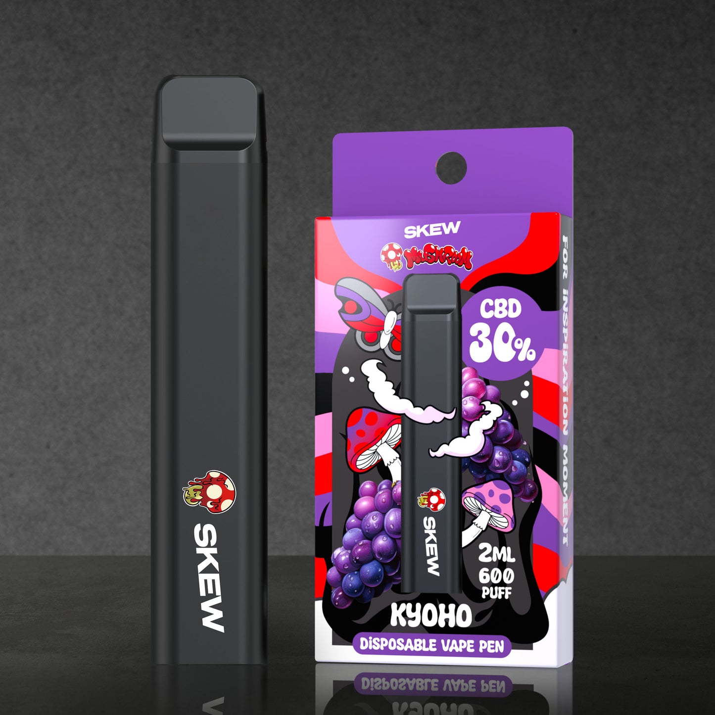 【スペシャルセット】skew×MUSHROOM 限定コラボCBD VAPE PEN 〈3フレーバーセット〉