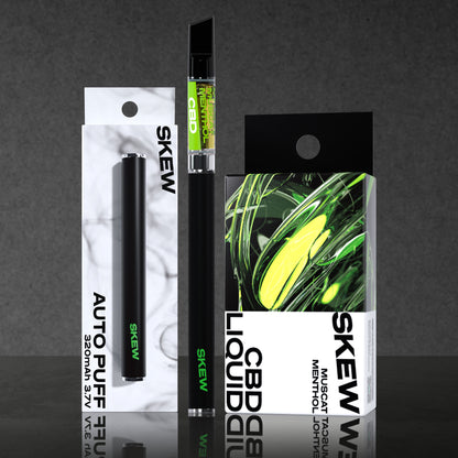 [Most popular starter kit] CBD liquid 85% + skew vaporizer