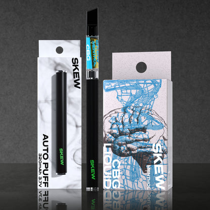 [Starter Kit] CBG Liquid 75% + skew Vaporizer