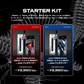 【スターターキット】skew PREMIUM（CBGカートリッジ<BOOST>/CBDカートリッジ<REST>+skewヴェポライザー）